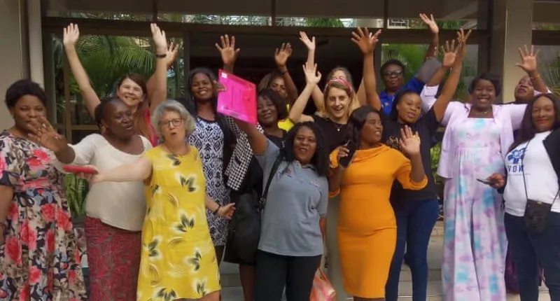 Zambia midwives training with KGHP volunteers