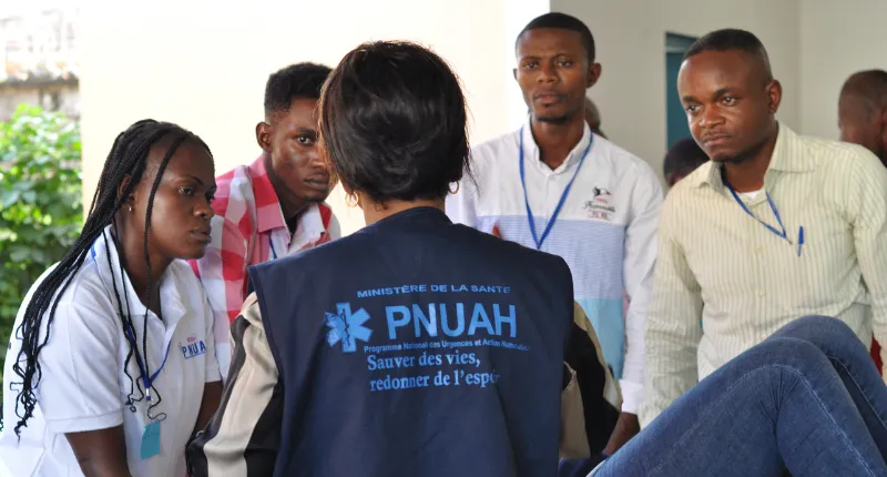 PTC emergency training with PNUAH_DRC