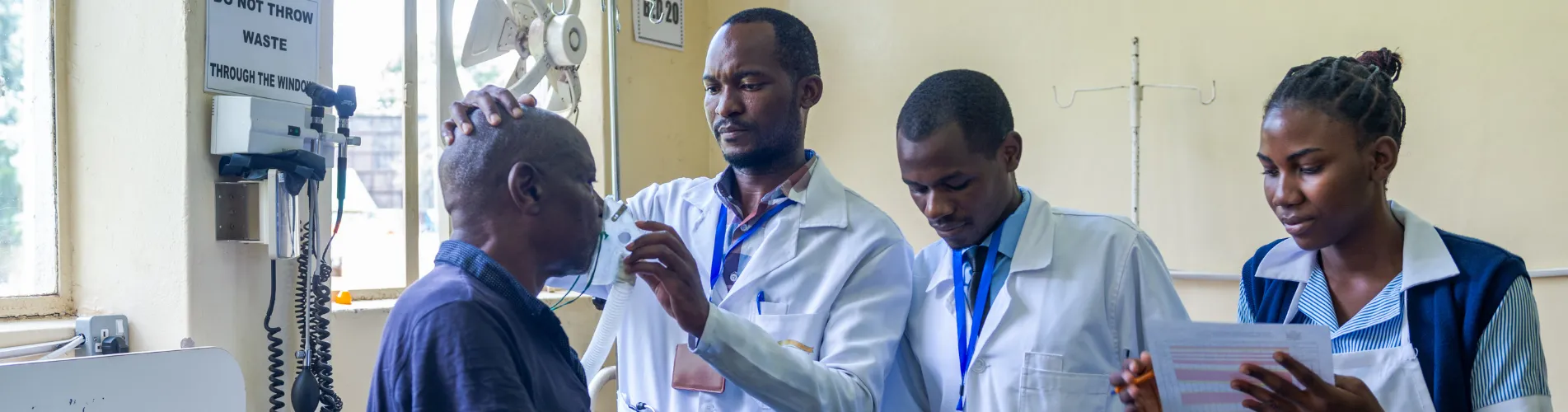 clinicians and patient zambia