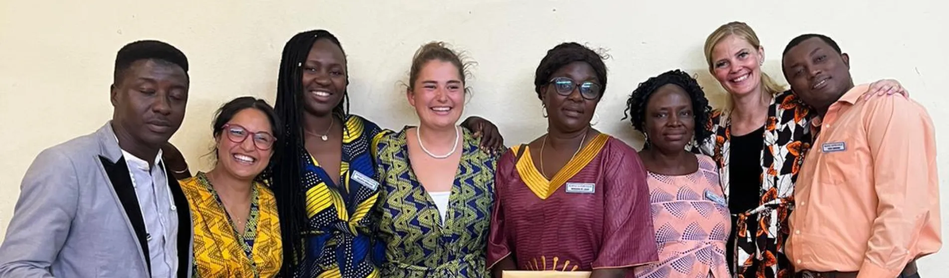 The Burns team at Connaught Hospital delivering training to health workers