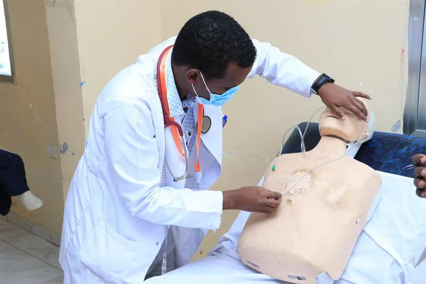 Somaliland medical student OSCE exam