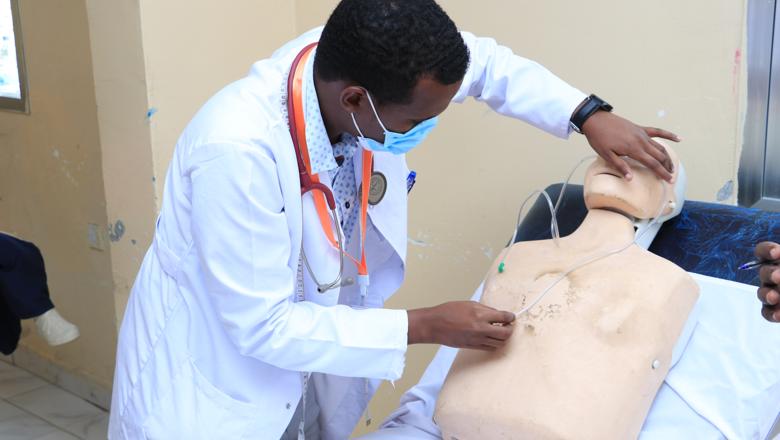 Somaliland medical student OSCE exam