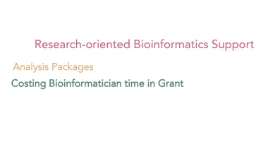 bioinformatics support big