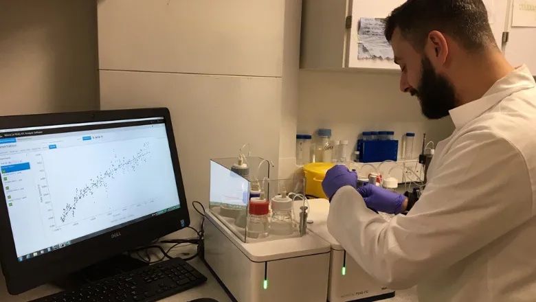 Working on isothermal titration calorimeter. 