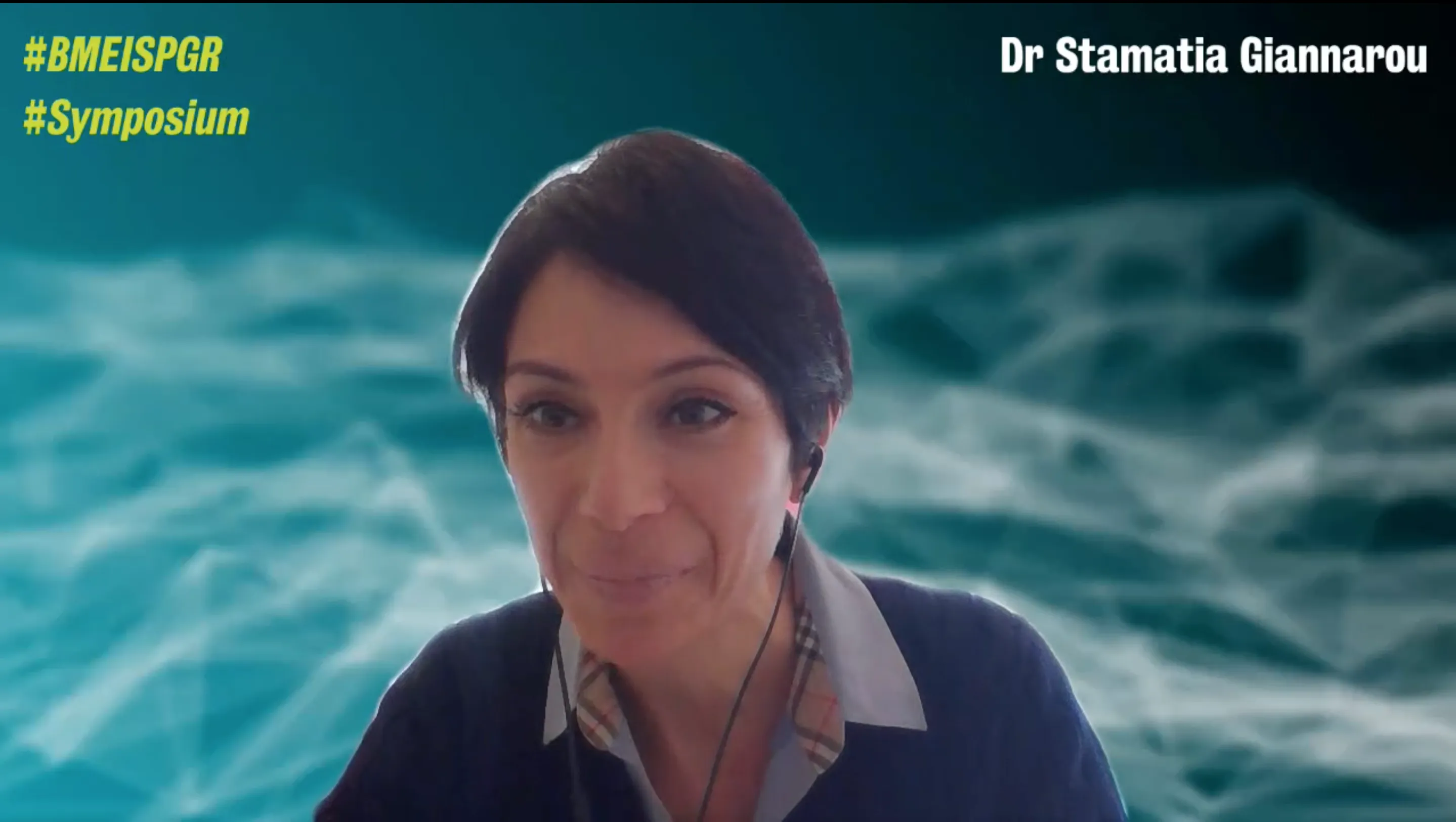 Dr Stamatia Giannarou at the event