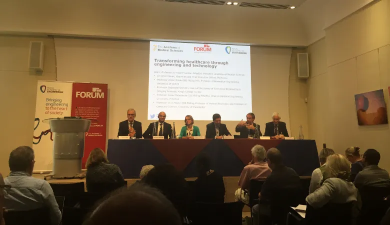 FORUM Lecture panel answer questions from the audience on developments in healthcare engineering