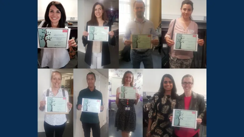 Winners of School Postgraduate Symposium