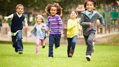 children-running