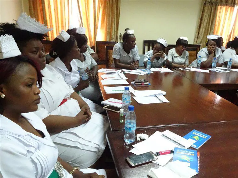 Surgical ward nurses training course Sierra Leone