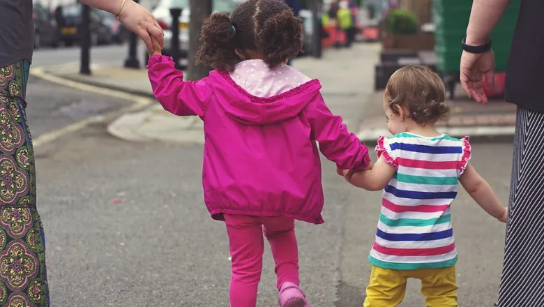 Children walking