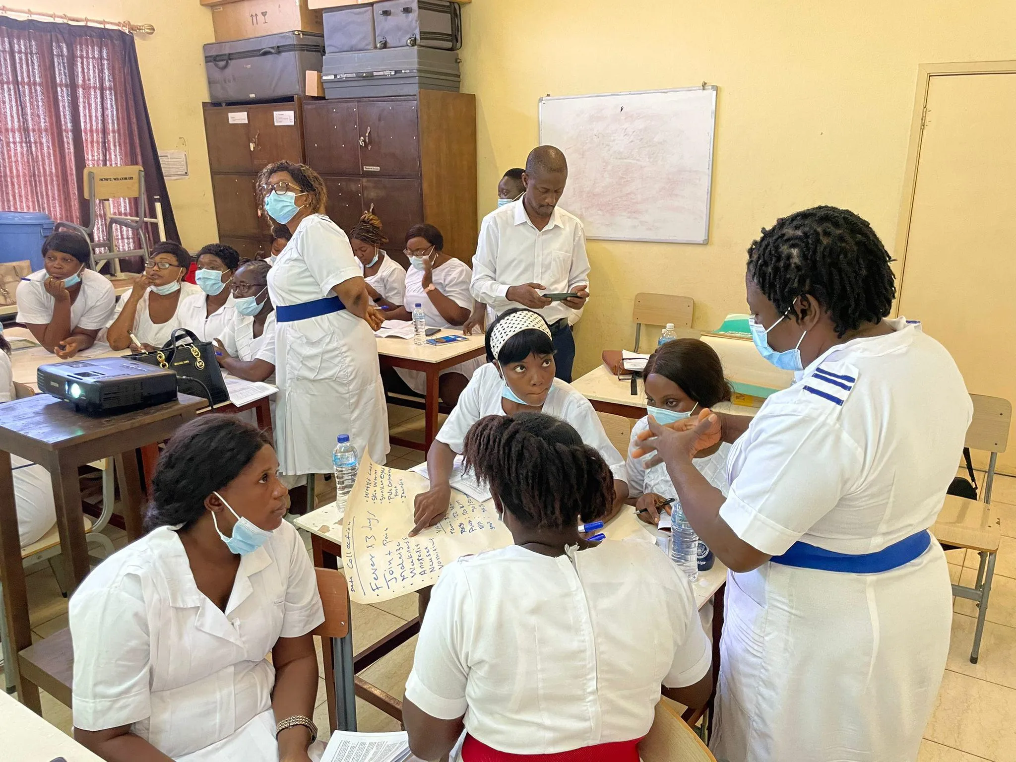 Nurses training Connaught Hospital