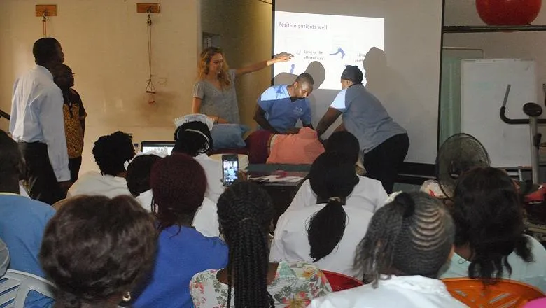 photo of classroom in Sierra Leone