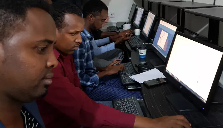 Somaliland students computer room