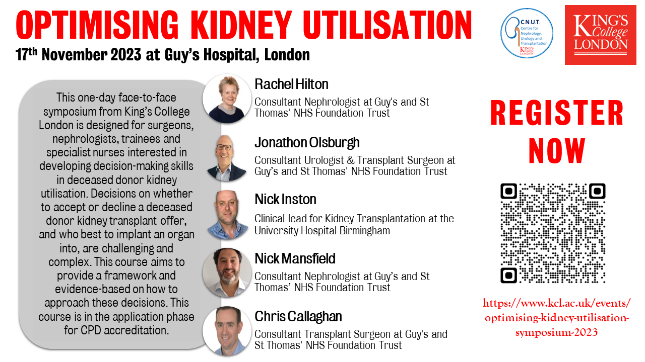 Optimising Kidney Utilisation 2023 14-08-23
