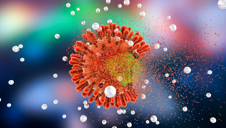 virus particles