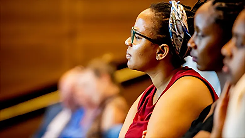 minority female student lecture