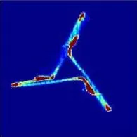 Revisualisation of high fidelity blood pressure waveform data using a new mathematical method (Symmetric projection attractor reconstruction). This technology allows small changes in routine clinical signals to be detected and it is being developed as a clinical decision support tool