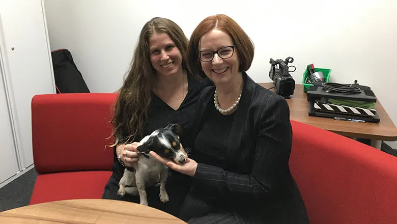 Caroline Criado-Perez and Julia Gillard