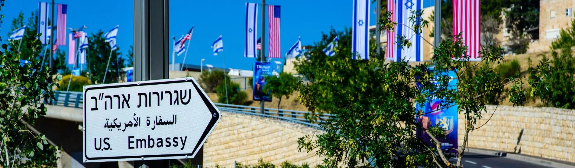 American Flag floral arrangement in Israel 2