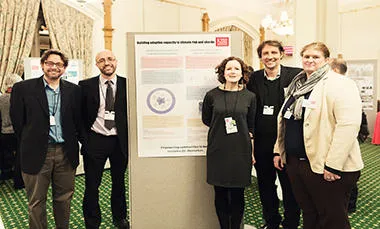 Members of the Department of Geography at the Houses of Parliament.