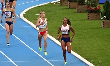 Laviai Nielsen in the 2017 European Athletics Under 23 Championships.