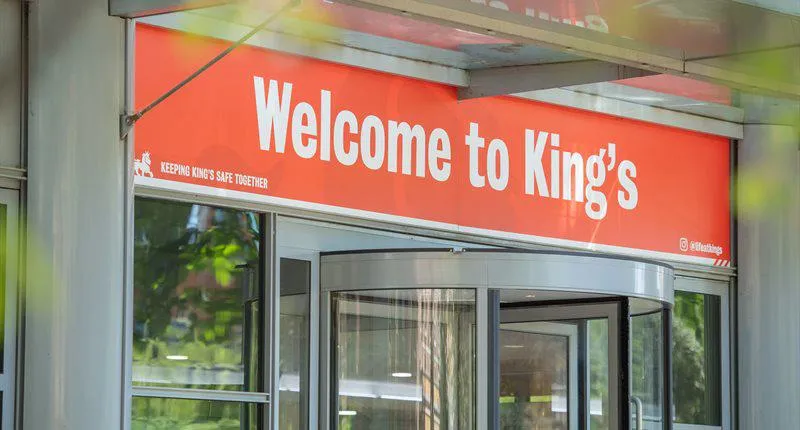 Welcome to King's signage