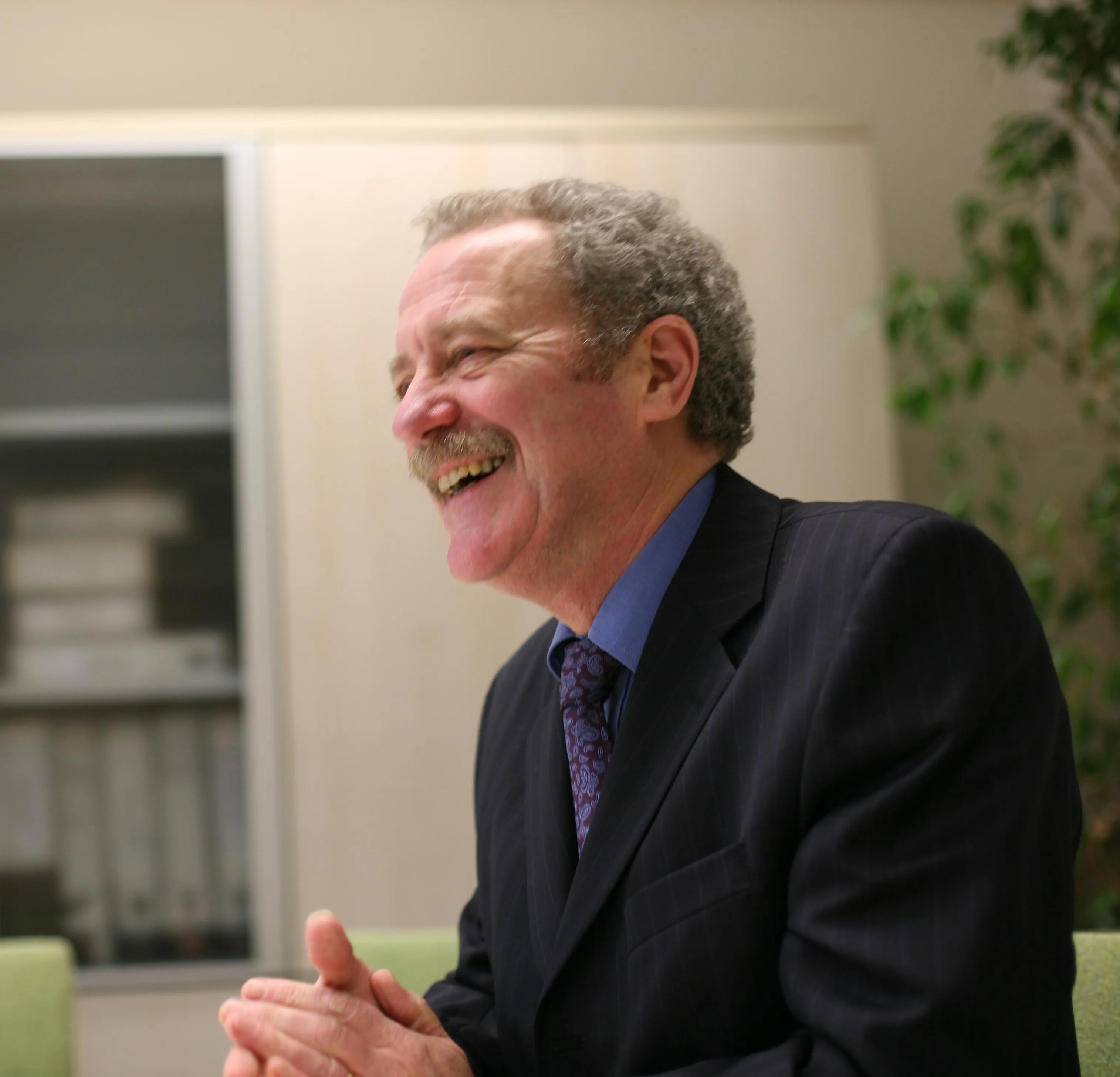 Peter McGuffin happy