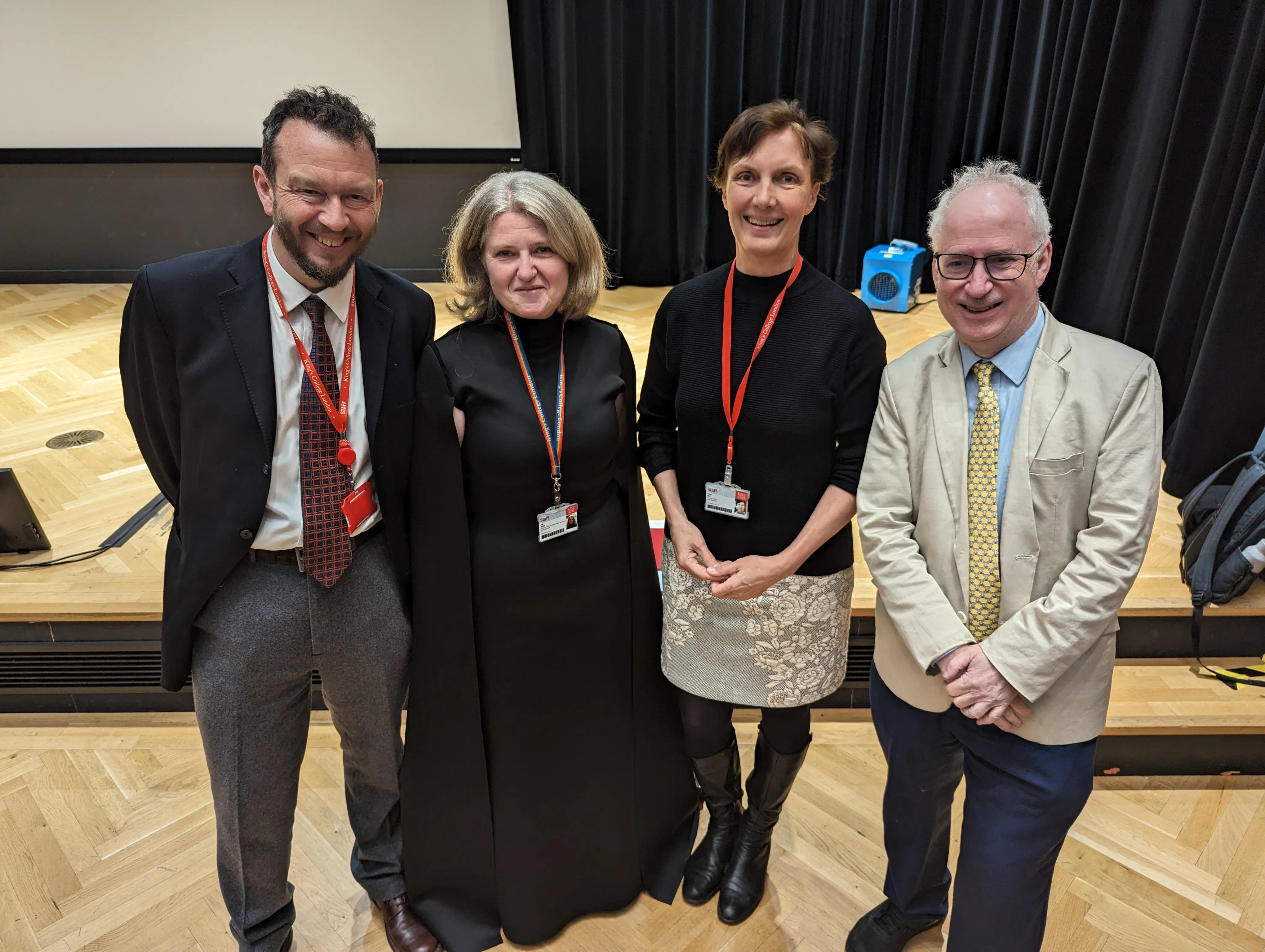 Professor Matthew Hotopf, Professor Sally Marlow, Professor Rachel Mills and Professor Sir Simon Wessely 