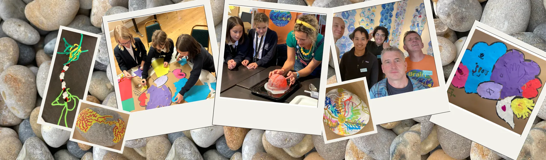 Pebbles Banner for brainwaves