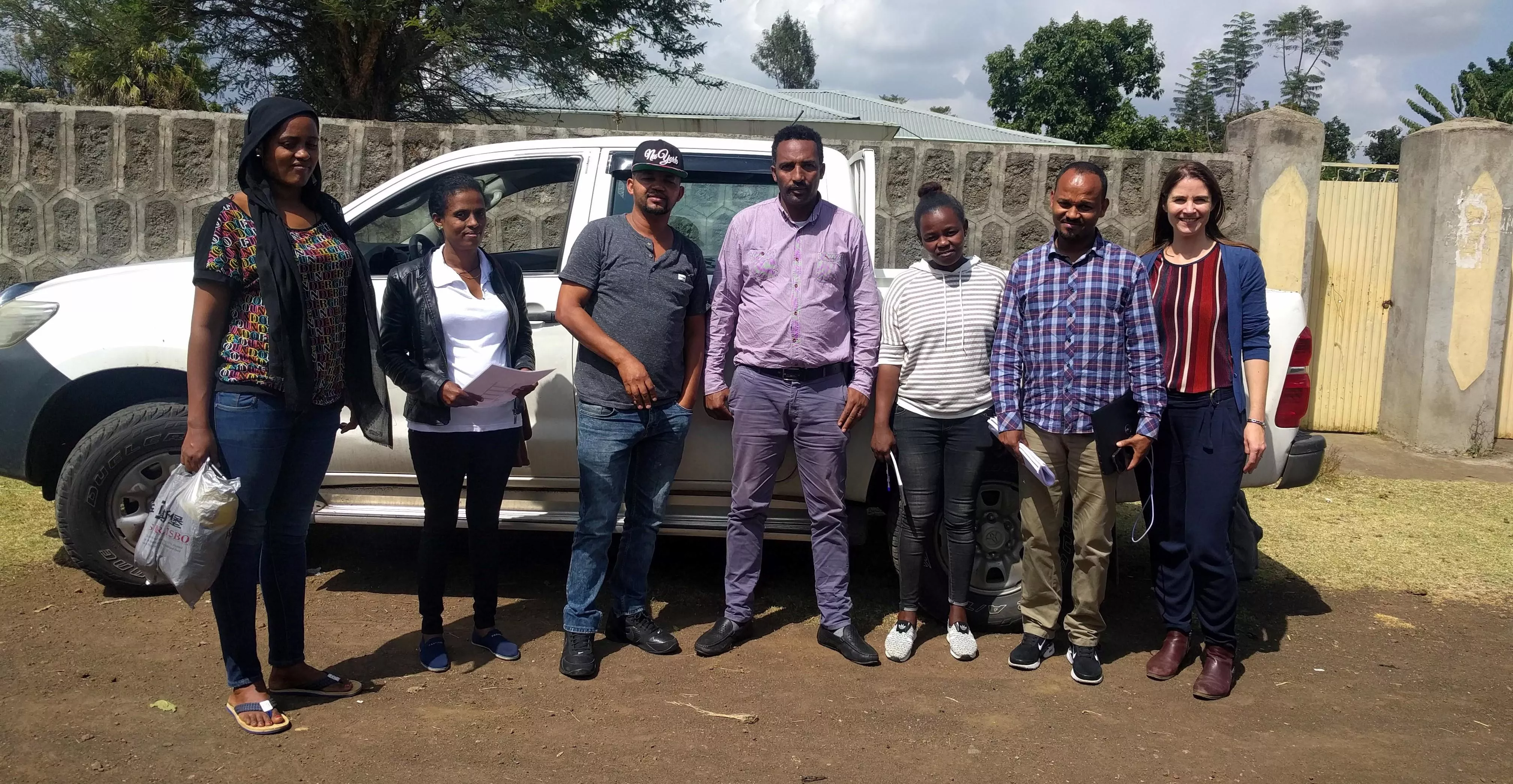 Glad Lab Fieldwork Team in Ethiopia