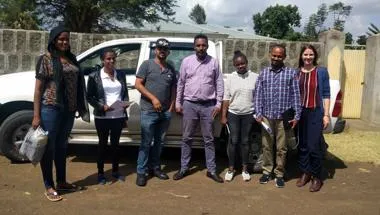 GLAD Lab fieldwork team pilot in Ethiopia