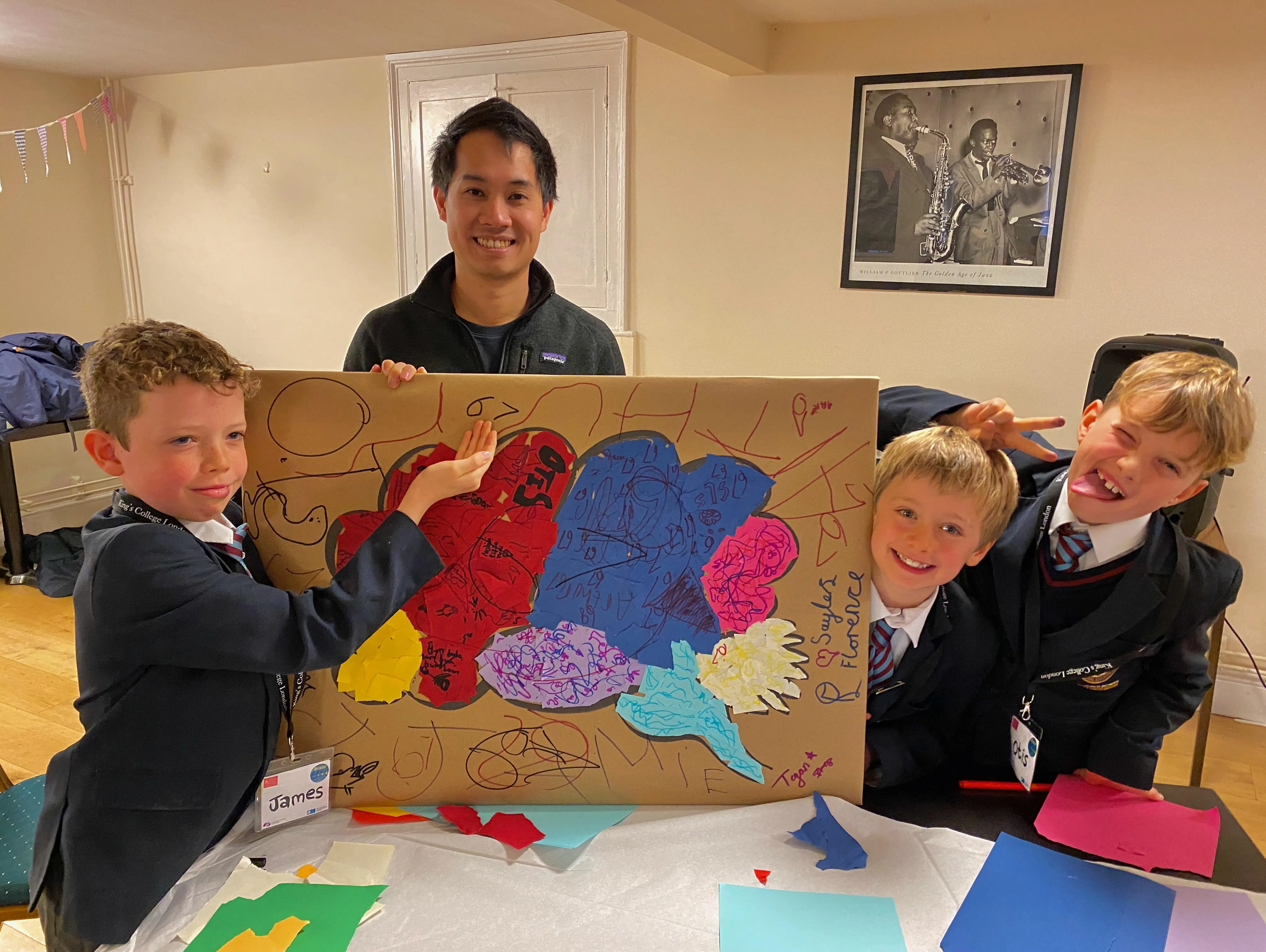 Dr Ryan Cheng teaching Brainwaves pupils