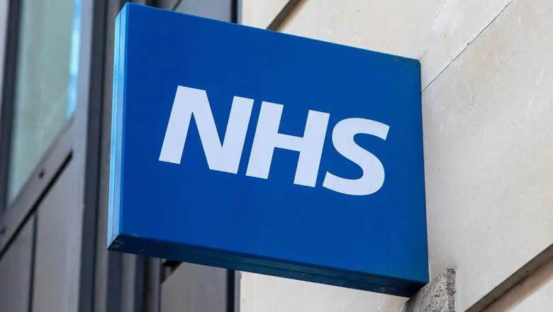 Large NHS sign