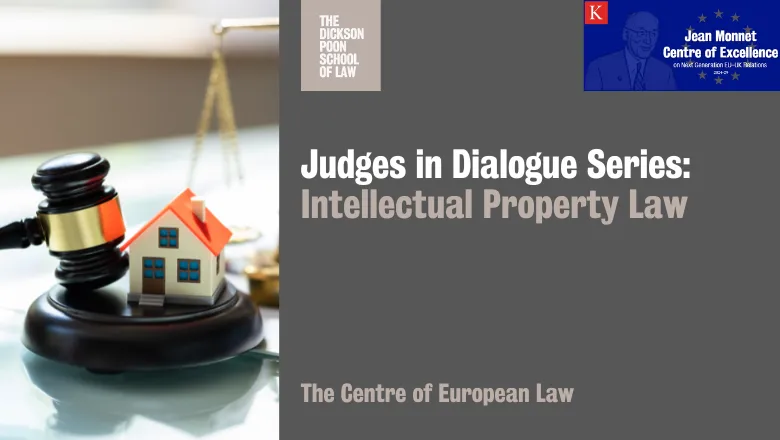 Event details including an image of a gavel and a house with weighing scales in the back