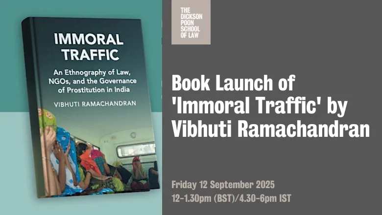 event poster with cover of the book