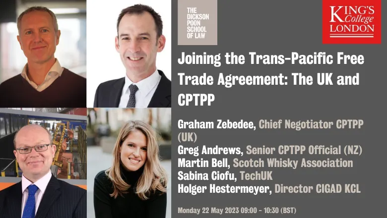 The Centre for International Governance and Dispute Resolution (CIGAD) is hosting an online discussion about the Comprehensive and Progressive Agreement for Trans-Pacific Partnership (CPTPP).