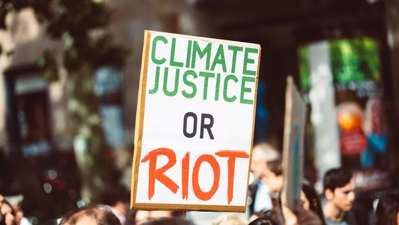 climate justice poster