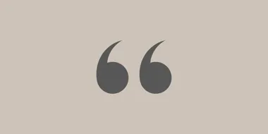 large quote mark