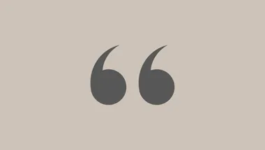 large quote mark