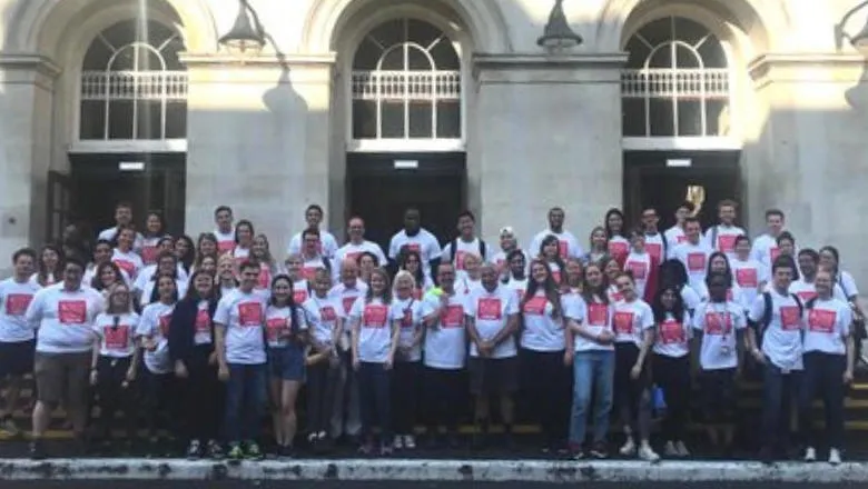 The Dickson Poon Law School participants in the London Legal Walk