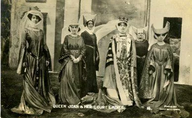 Queen Joan and Court Ladies Festival of Empire 1909 Jpeg 72dpi