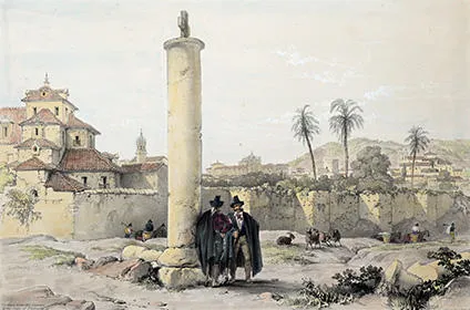 Plate 3, Spanish scene - Cordoba from the Calvary at the Gate of Palencia by George Vivian