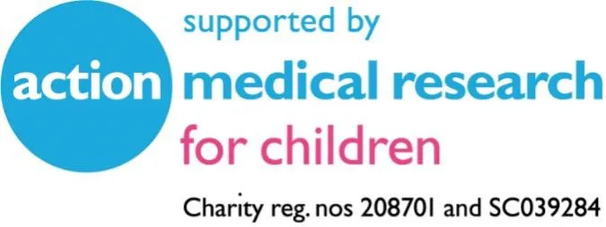 Action Medical Research's logo reading: supported by medical research for children, charity reg. nos 208701 and SC039284