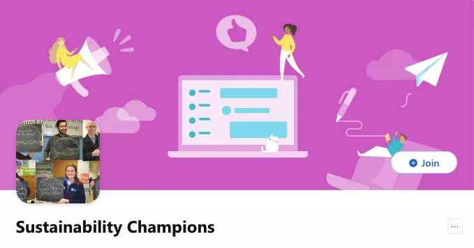 The Yammer Sustainability Champions Group logo