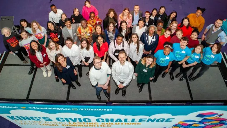 King's Civic Challenge finalists at London's City Hall