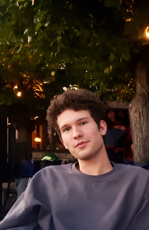 Lukas Popp smiling