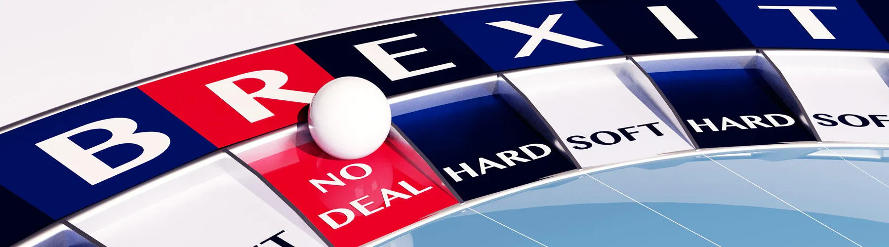 no deal brexit roulette - concept gambling