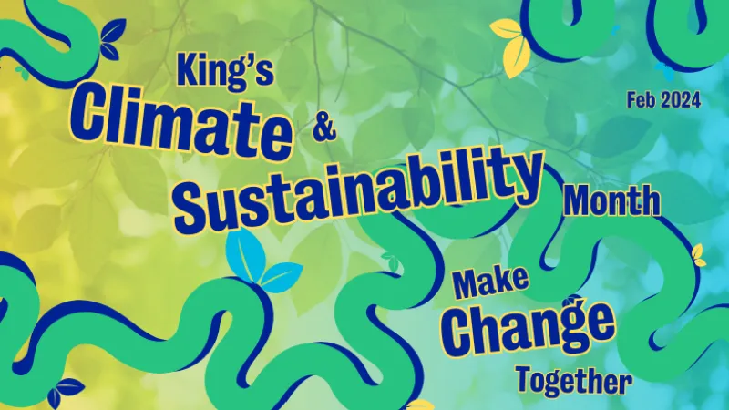 Climate and Sustainability Month make change together