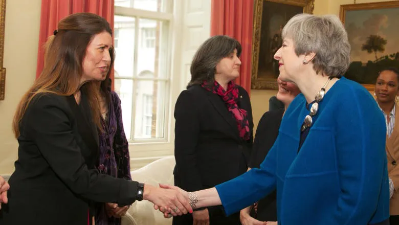 Julie Devonshire OBE meets Prime Minister Teresa May 