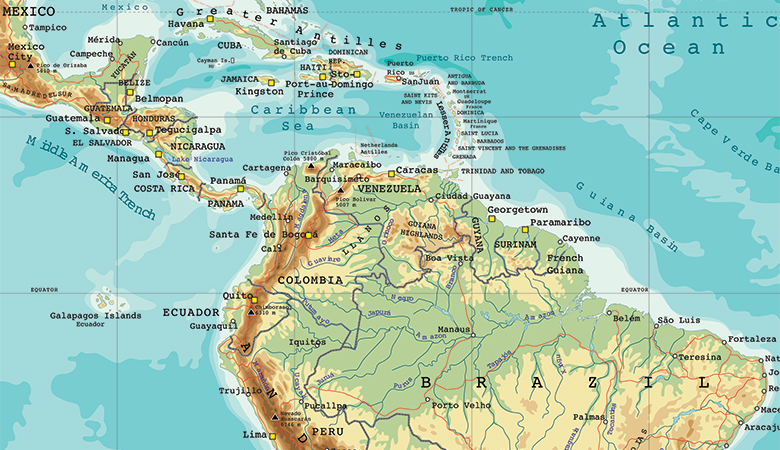 Interactive Latin America Map Cities - Latin America Map.xcb9f7a31